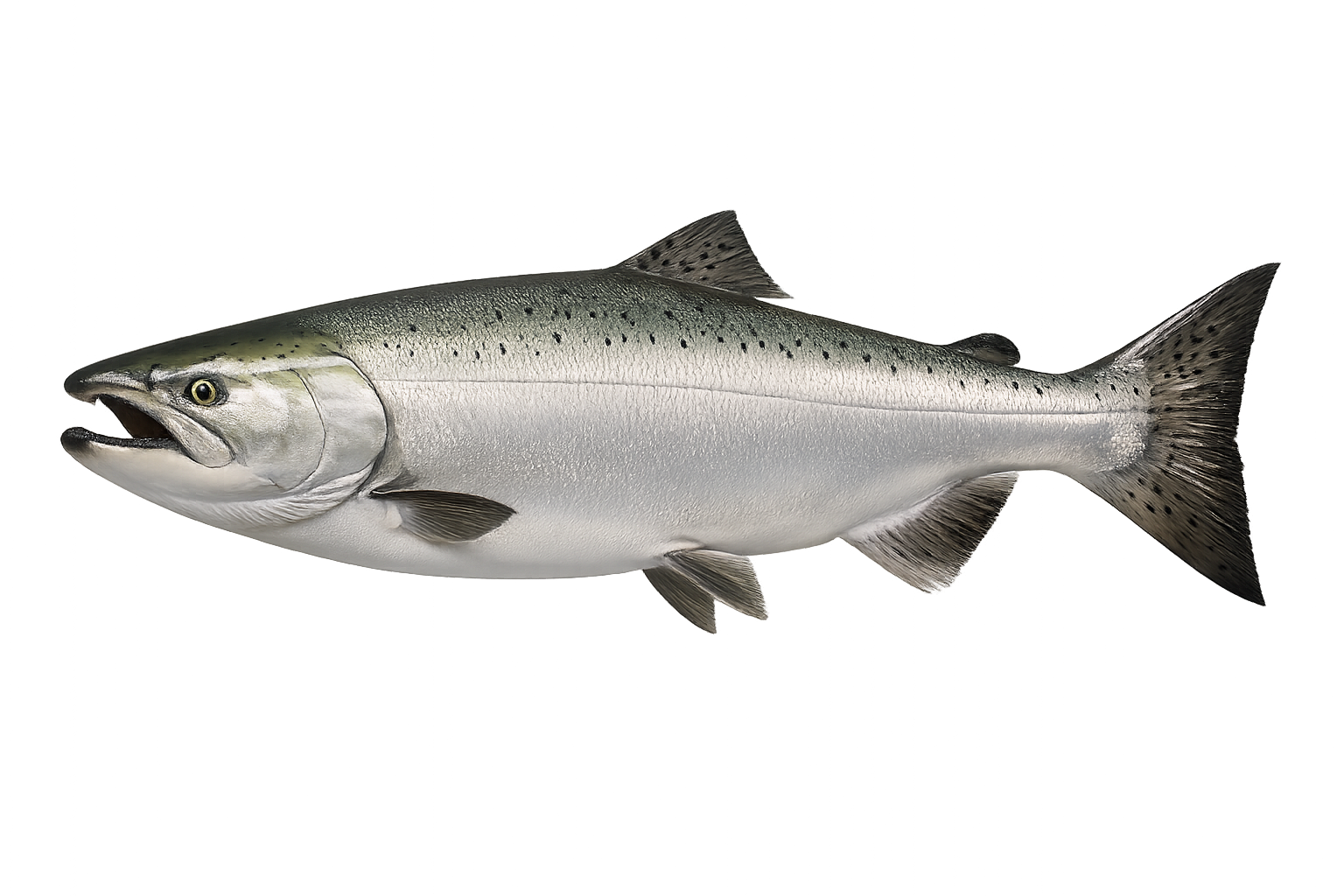 30 in Chinook Salmon (King) illustration in the standard profile
