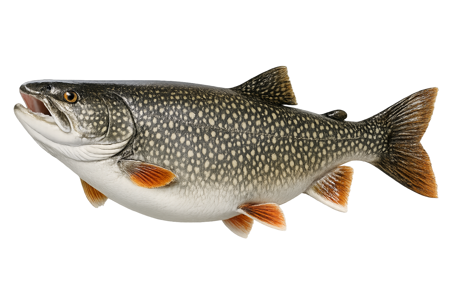 35 in Lake Trout illustration in the thick profile