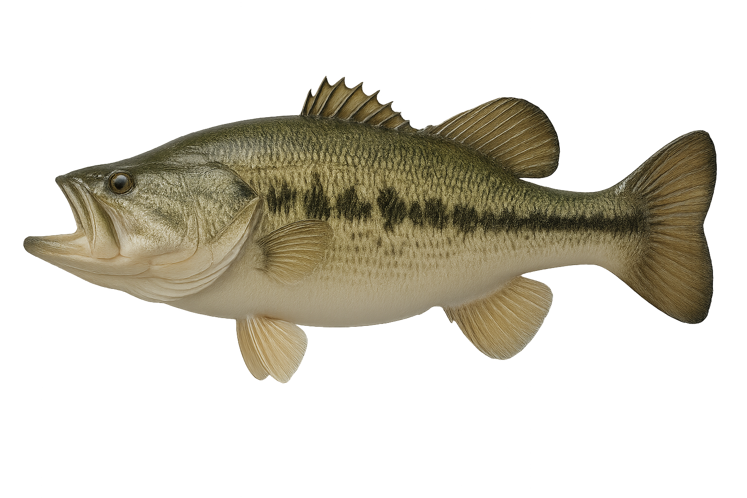 4 in Largemouth Bass illustration in the standard profile