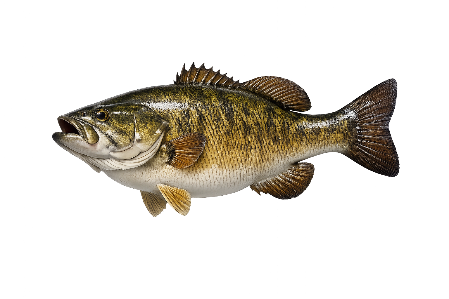 22 in Smallmouth Bass illustration in the trophy profile